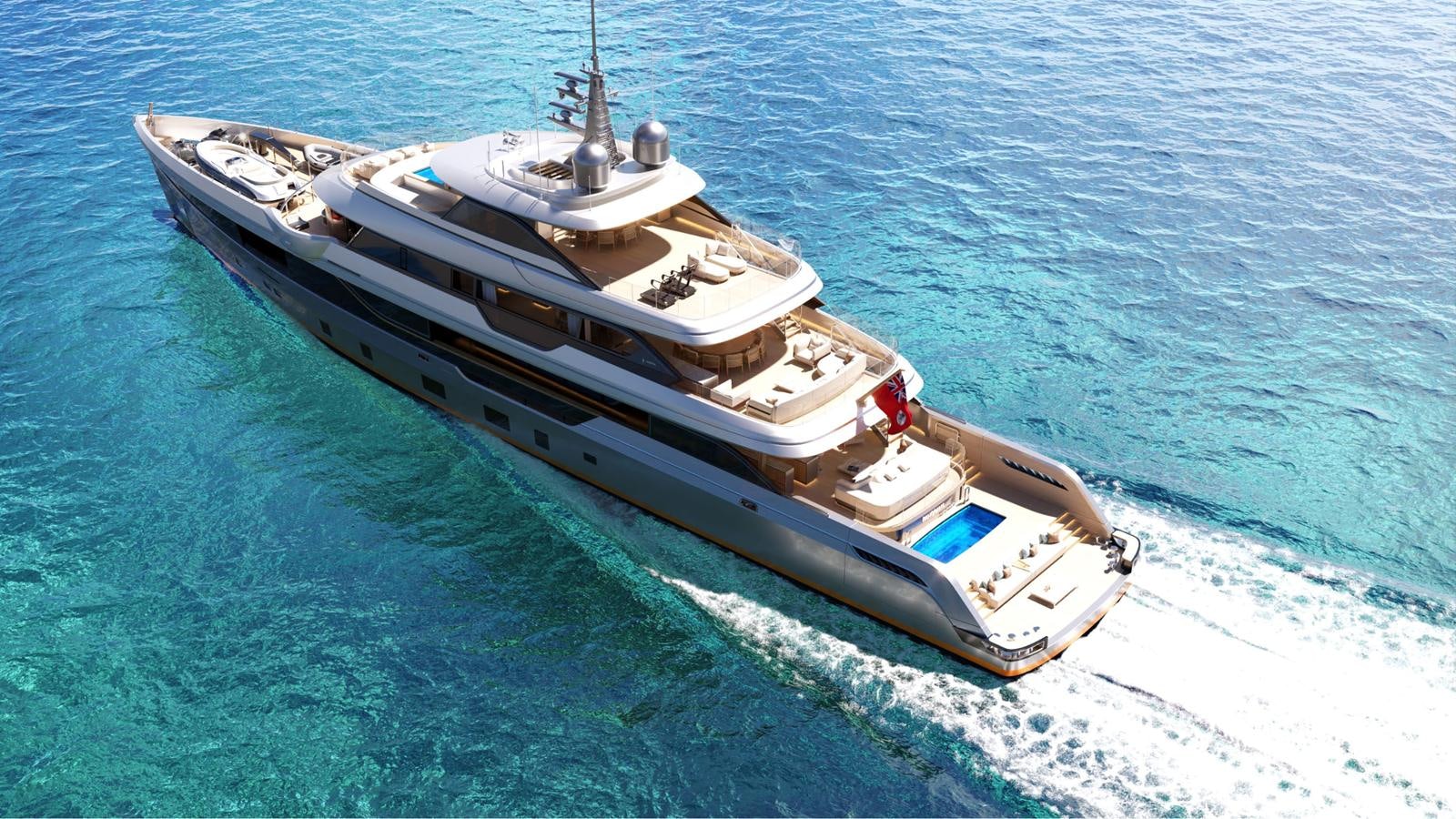 a boat on the water aboard PANORAMA 53M Yacht for Sale