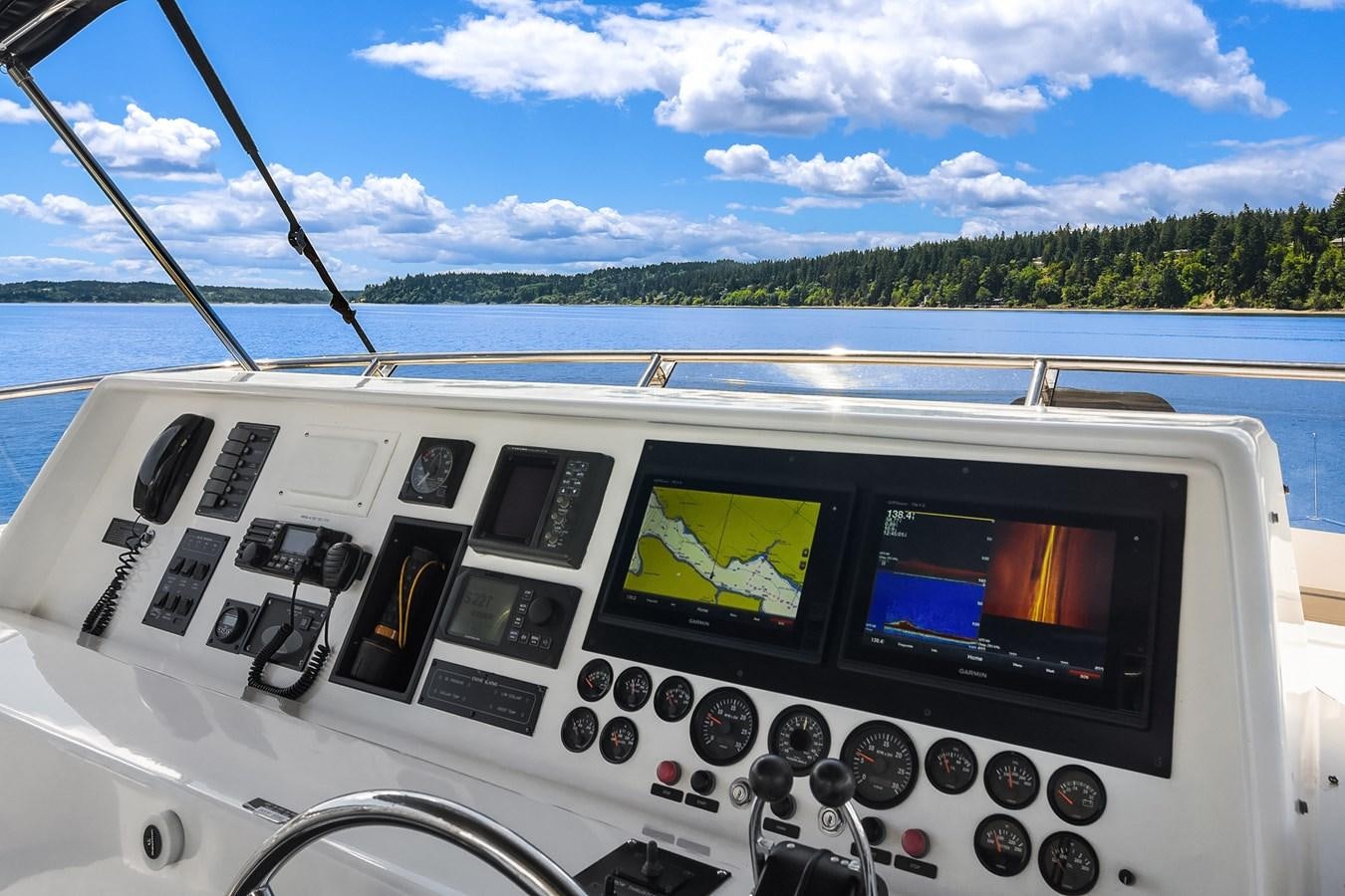 the cockpit of a plane aboard QUE SA-RAH SA-RAH Yacht for Sale