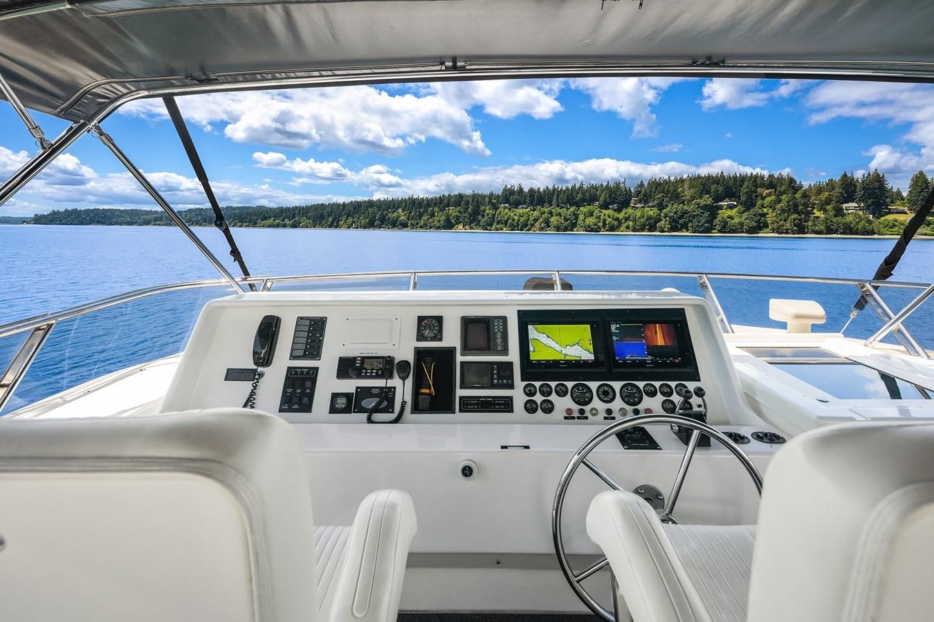 the inside of a car aboard QUE SA-RAH SA-RAH Yacht for Sale