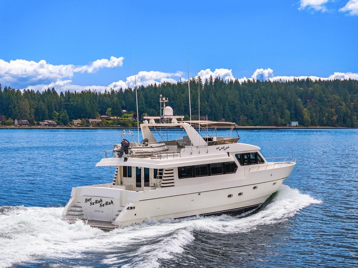 a boat on the water aboard QUE SA-RAH SA-RAH Yacht for Sale