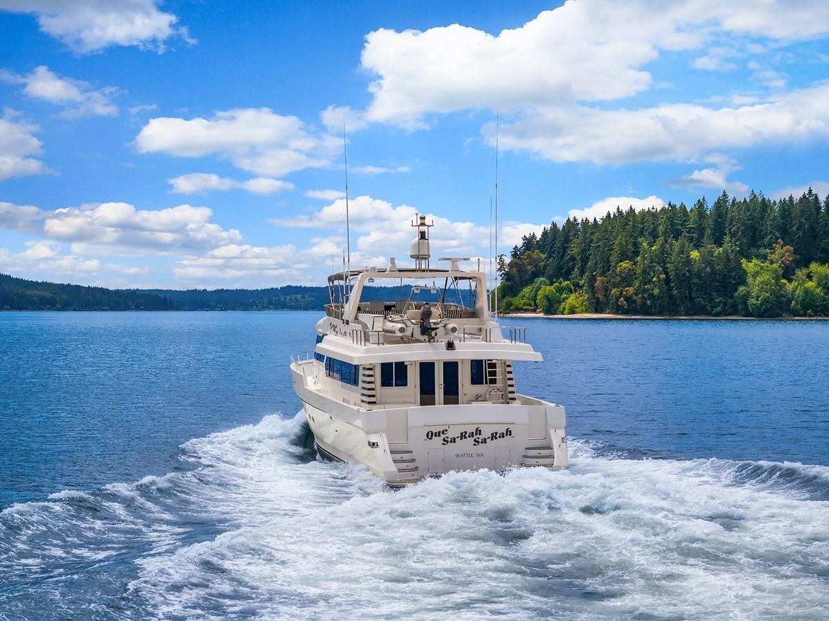 a boat on the water aboard QUE SA-RAH SA-RAH Yacht for Sale