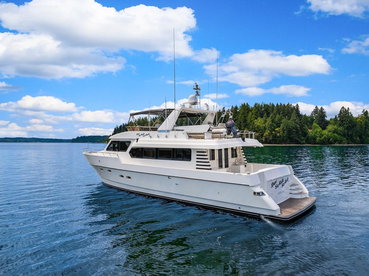 a boat in the water aboard QUE SA-RAH SA-RAH Yacht for Sale