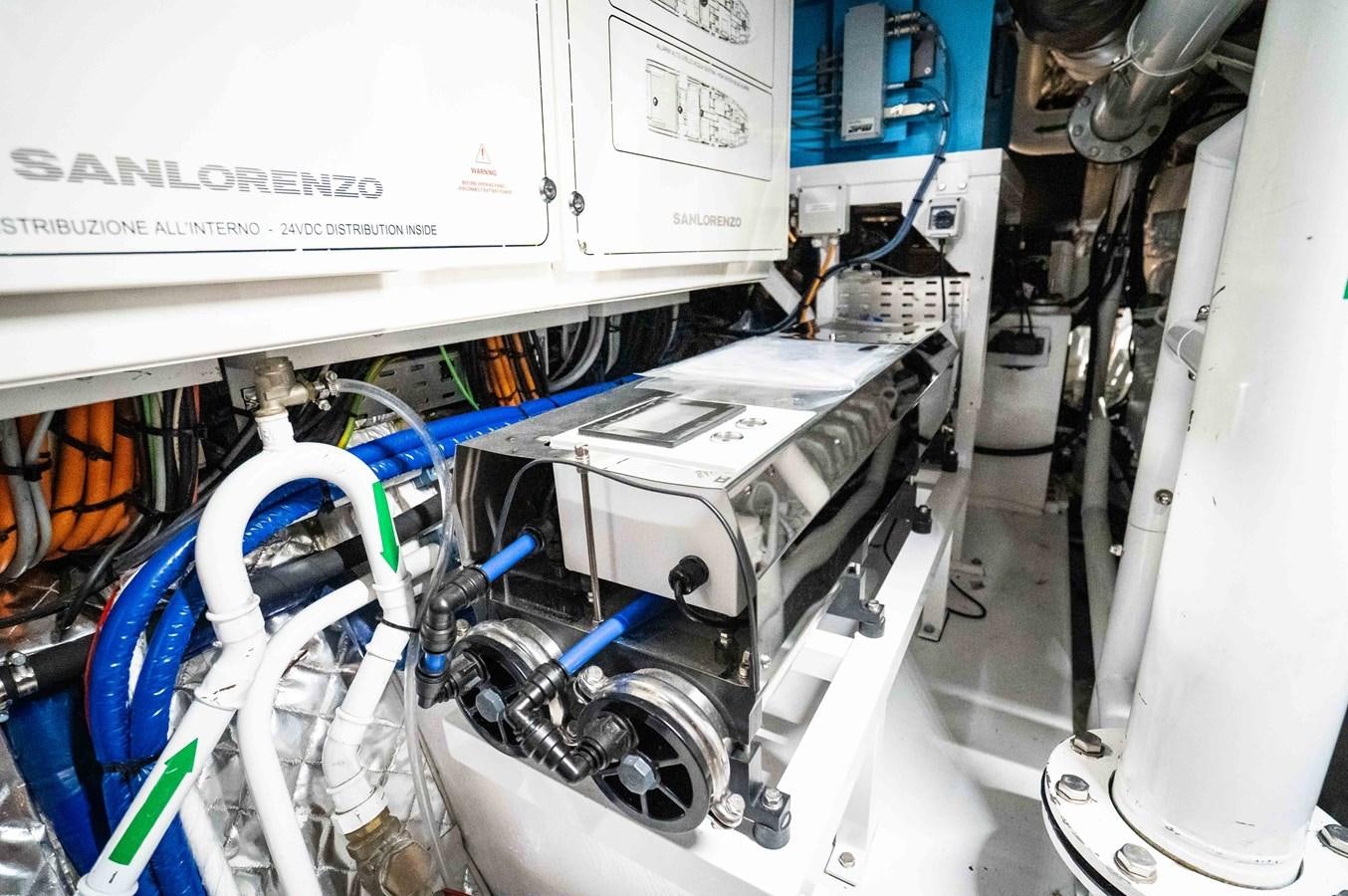 a close-up of a machine aboard ANMAX Yacht for Sale