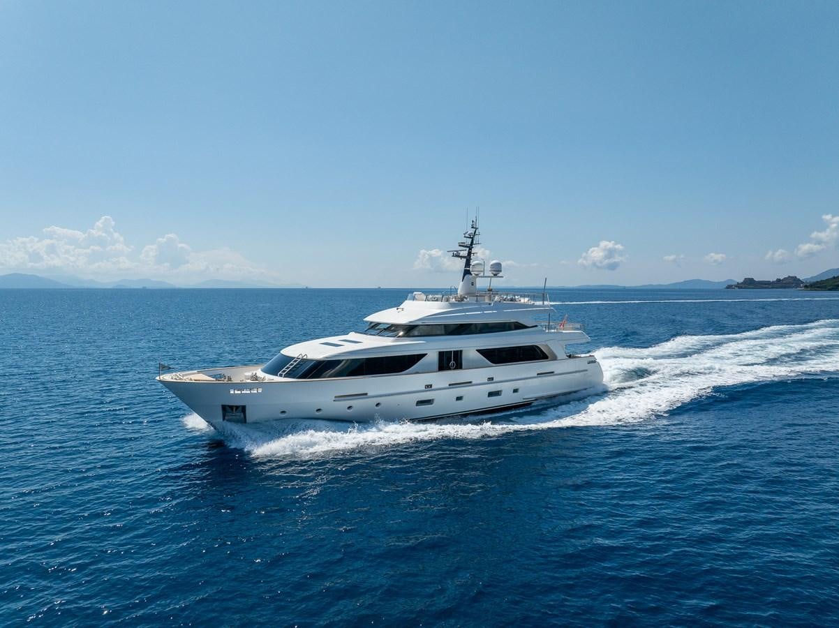 a white yacht on the water aboard ZULU 3 Yacht for Sale