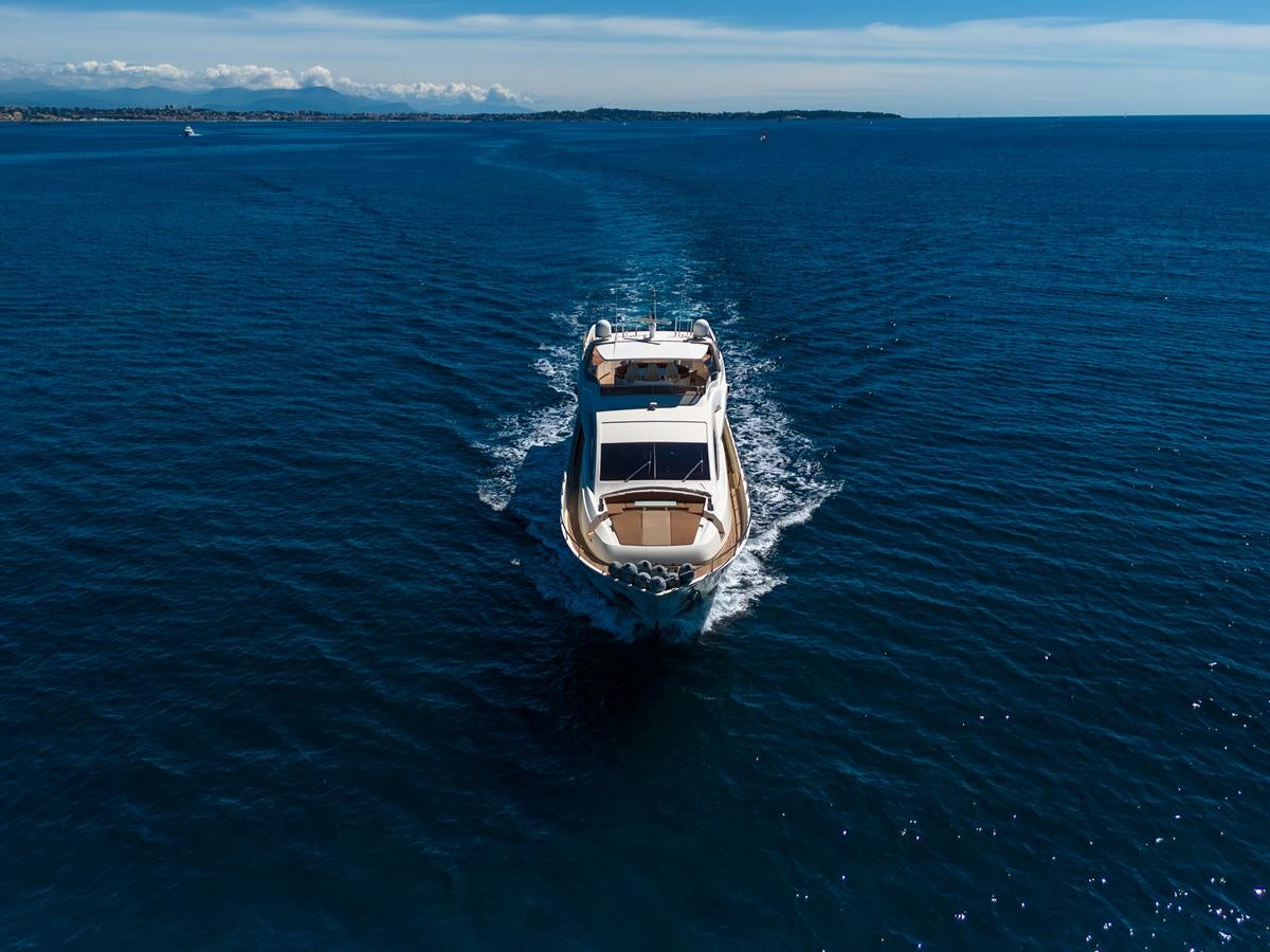 a boat on the water aboard GRACE Yacht for Sale
