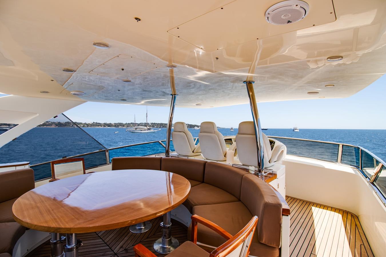 a boat on the water aboard GRACE Yacht for Sale
