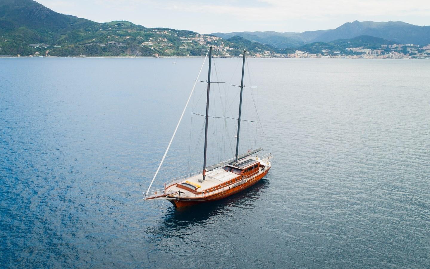 a boat in the water aboard DAI Yacht for Sale