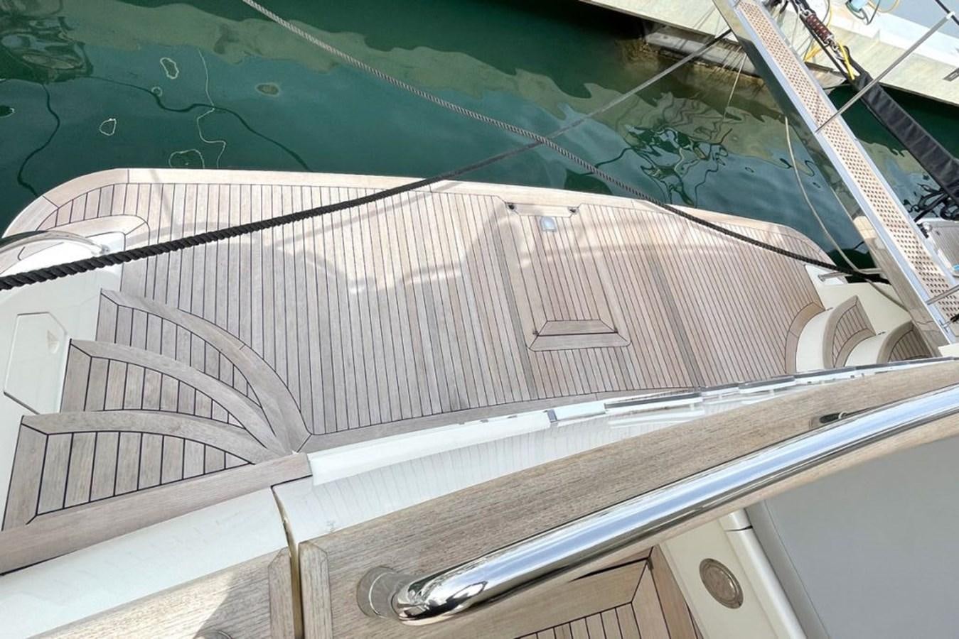 a high angle view of a building aboard VIDA LOCA Yacht for Sale