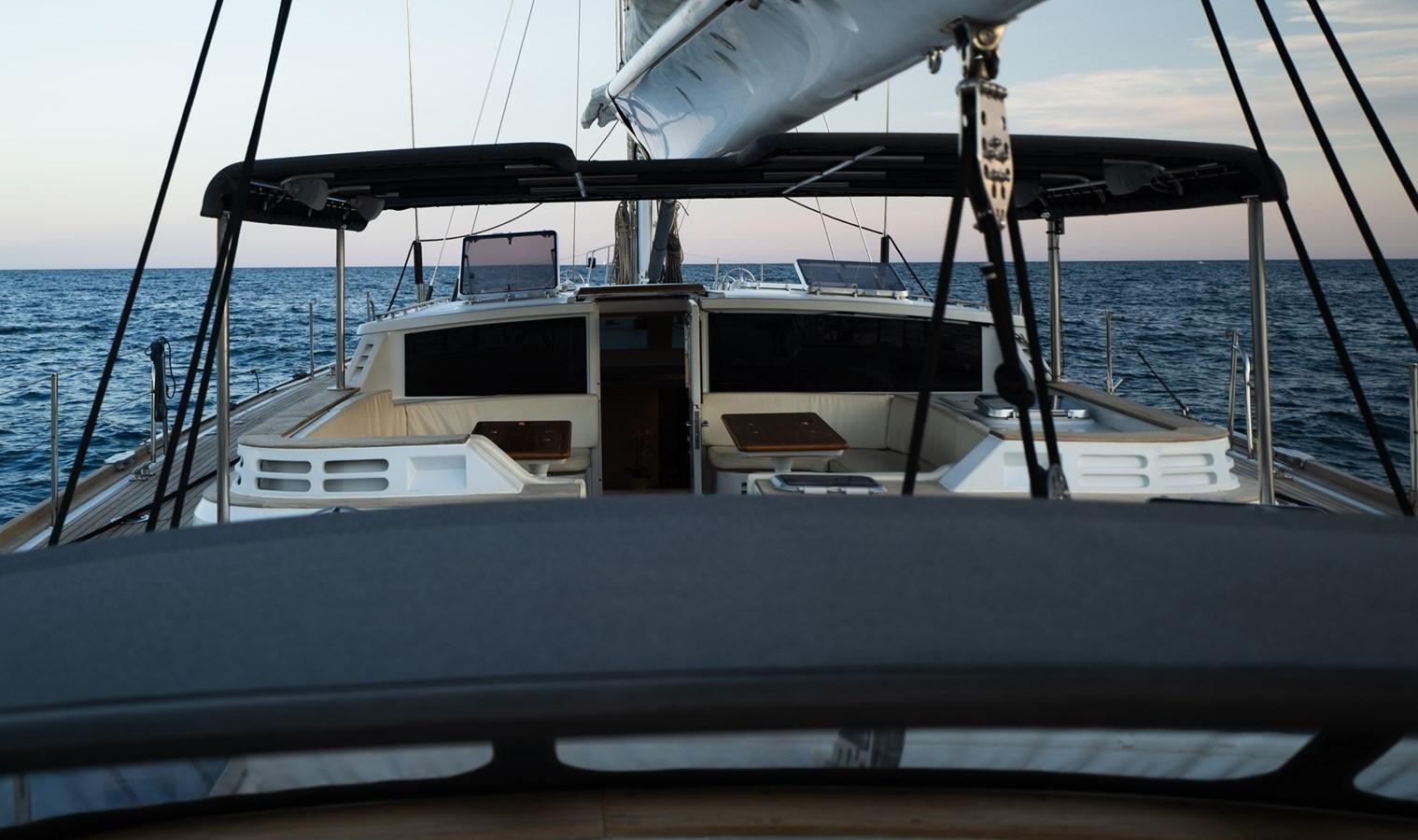 a boat on the water aboard YQUEM Yacht for Sale