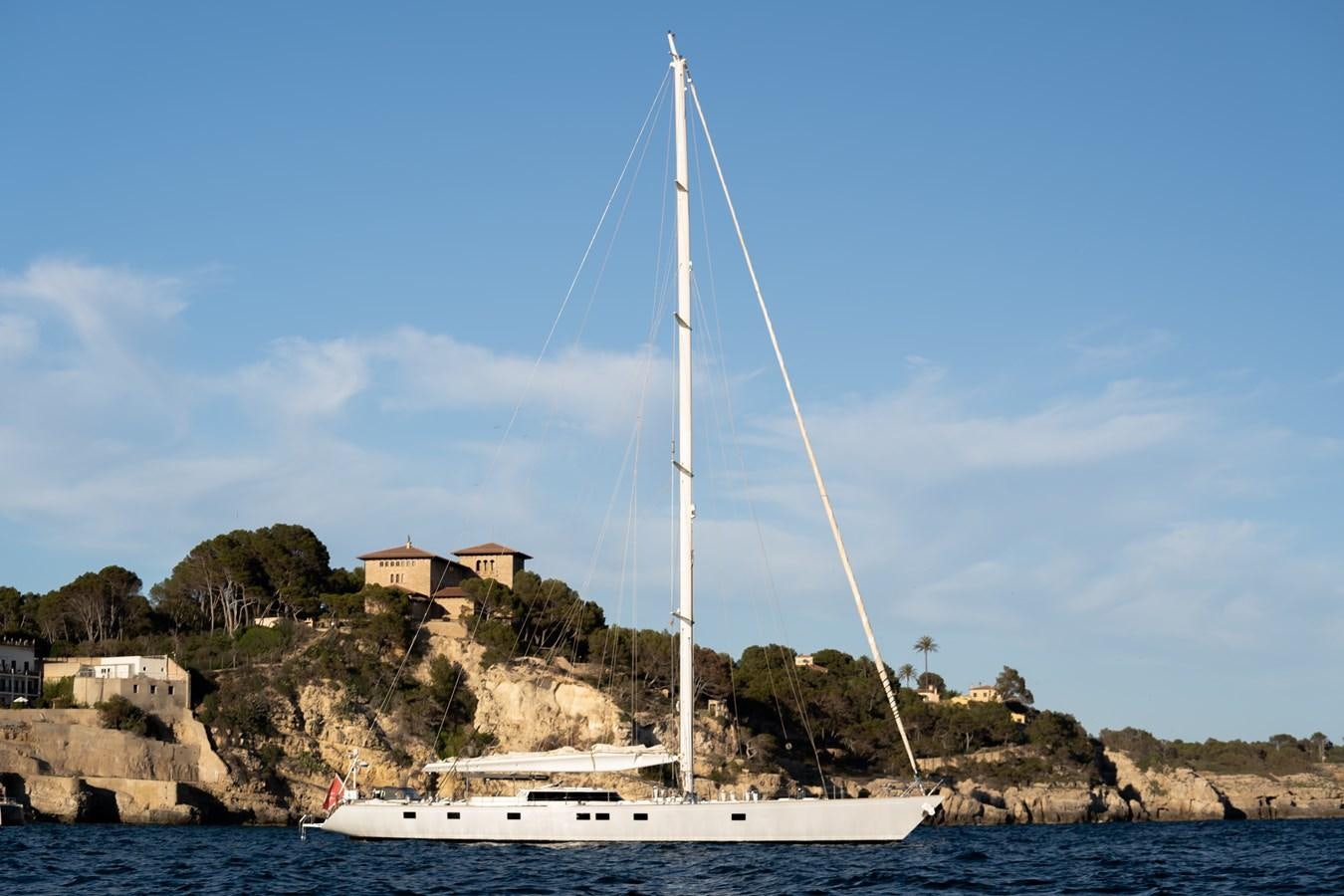 a boat on the water aboard YQUEM Yacht for Sale