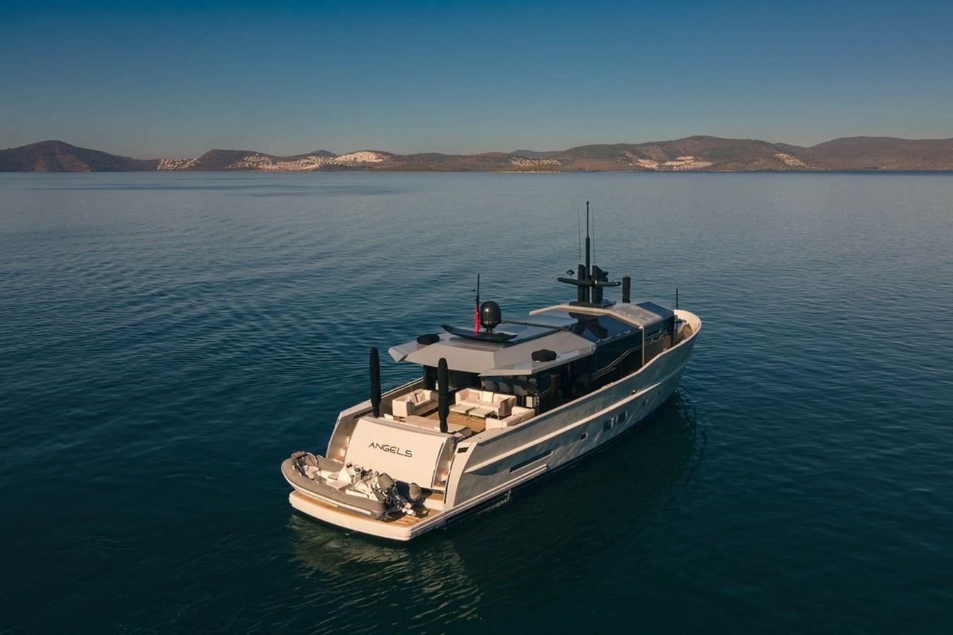 a boat in the water aboard ANGELS Yacht for Sale