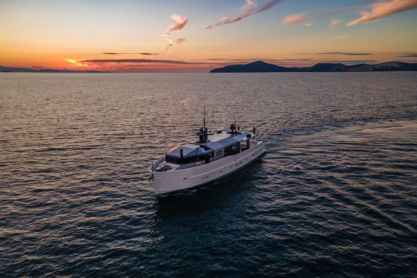a boat in the water aboard ANGELS Yacht for Sale