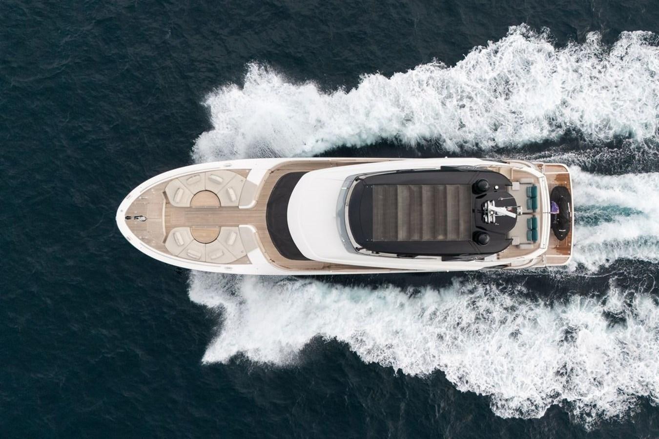 a ship in the ocean aboard NAYLA Yacht for Sale