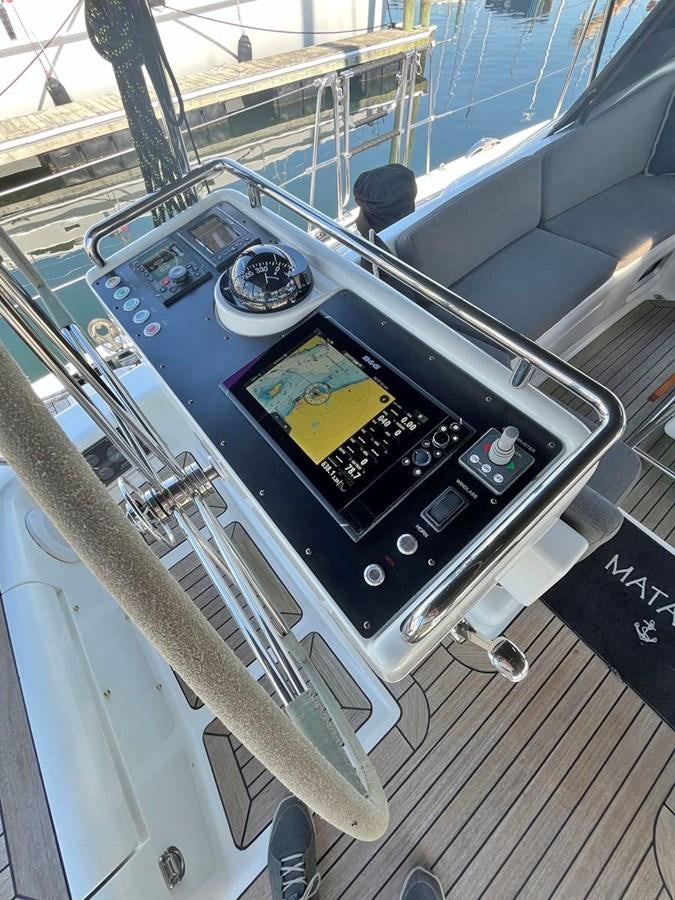 a machine on the counter aboard MATAWAI Yacht for Sale