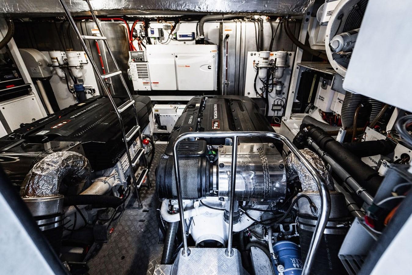 a large machine with many wires aboard YACHTOOMA Yacht for Sale