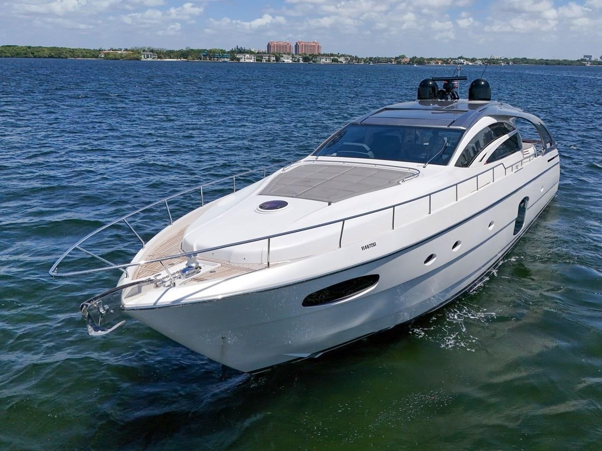 a white yacht in the water aboard SANS SOUCI VIII Yacht for Sale