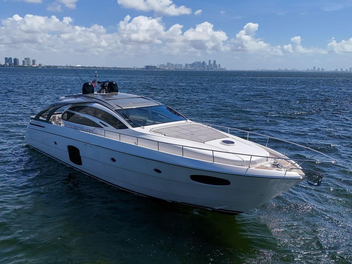 a white yacht in the water aboard SANS SOUCI VIII Yacht for Sale