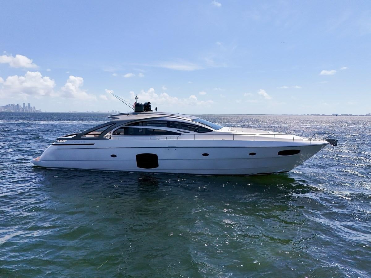 a white yacht in the water aboard SANS SOUCI VIII Yacht for Sale