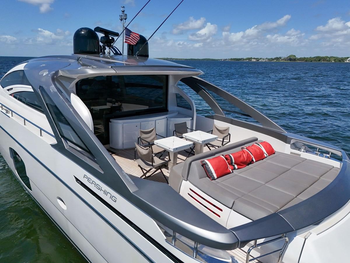 a boat on the water aboard SANS SOUCI VIII Yacht for Sale