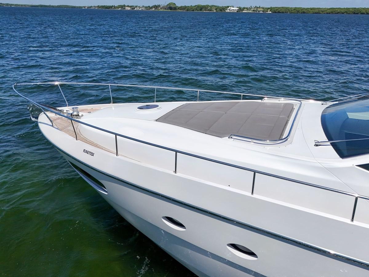 a white boat in the water aboard SANS SOUCI VIII Yacht for Sale