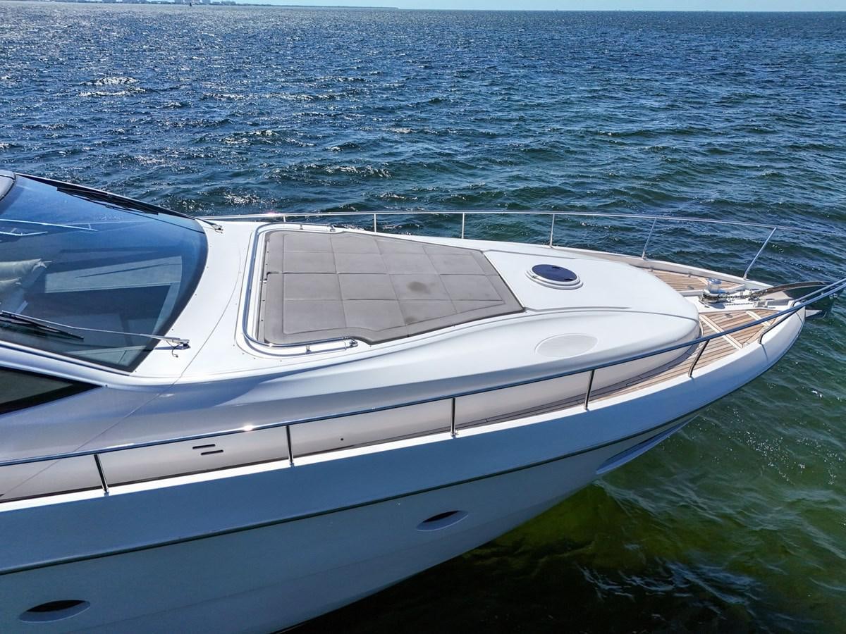 a white boat in the water aboard SANS SOUCI VIII Yacht for Sale