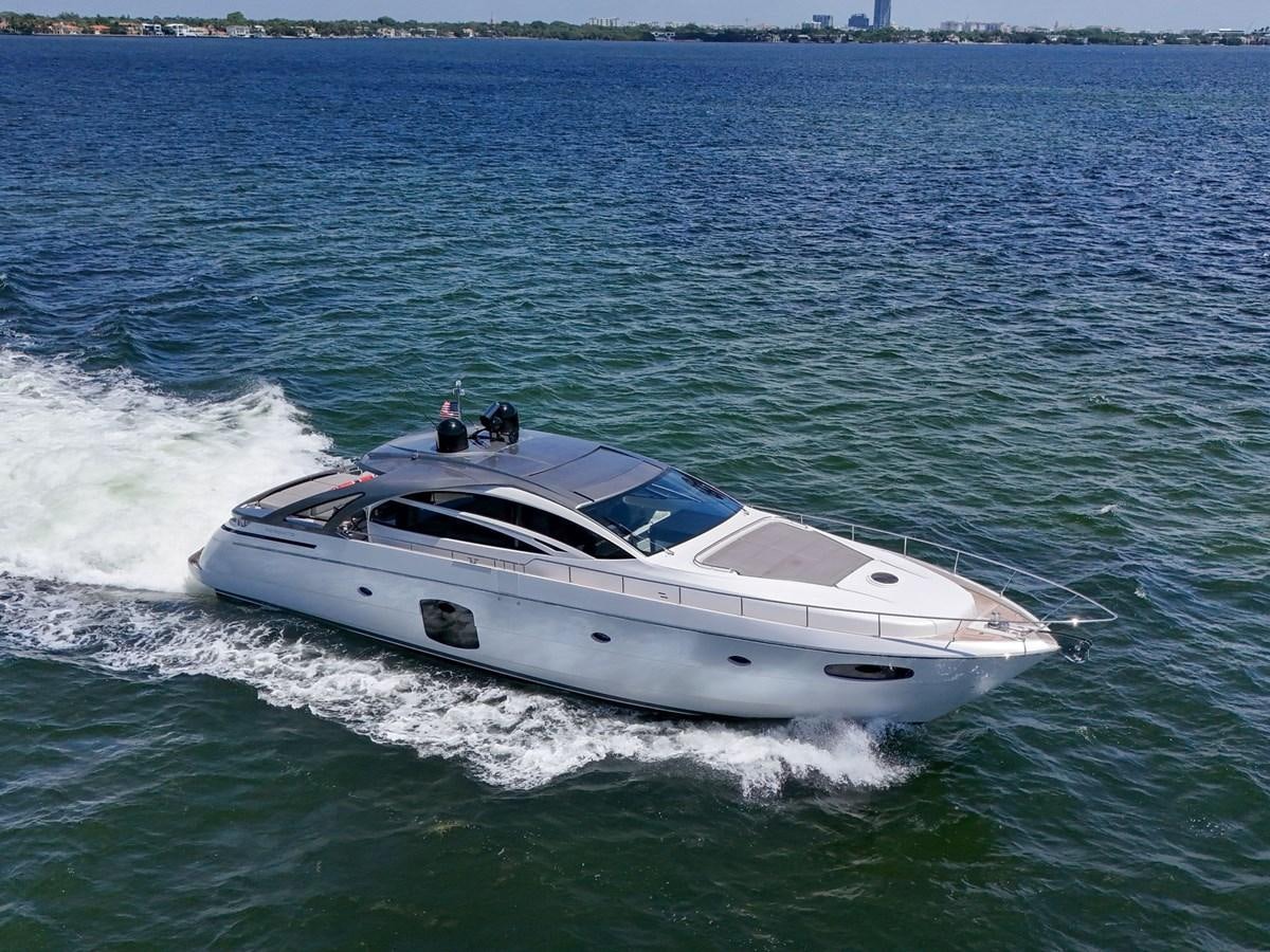 a boat on the water aboard SANS SOUCI VIII Yacht for Sale