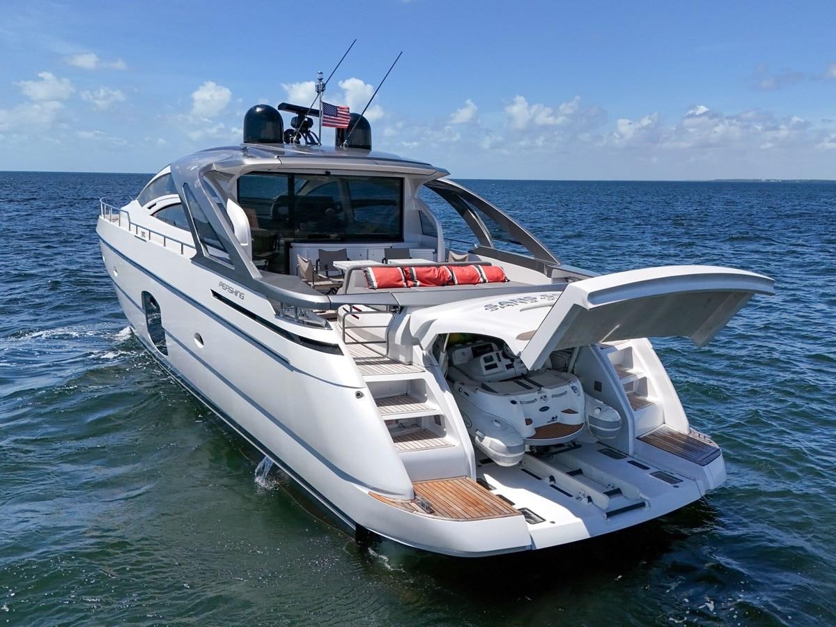 a white yacht in the water aboard SANS SOUCI VIII Yacht for Sale