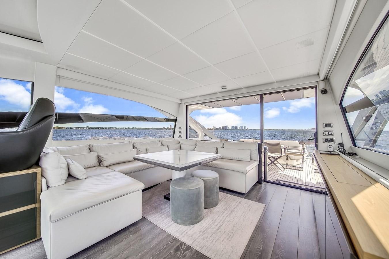 a boat on the water aboard SANS SOUCI VIII Yacht for Sale