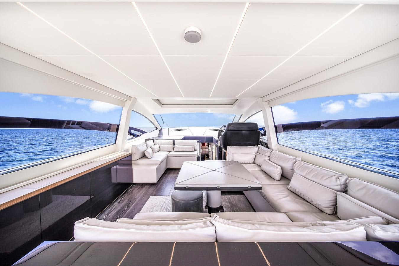 the inside of a plane aboard SANS SOUCI VIII Yacht for Sale