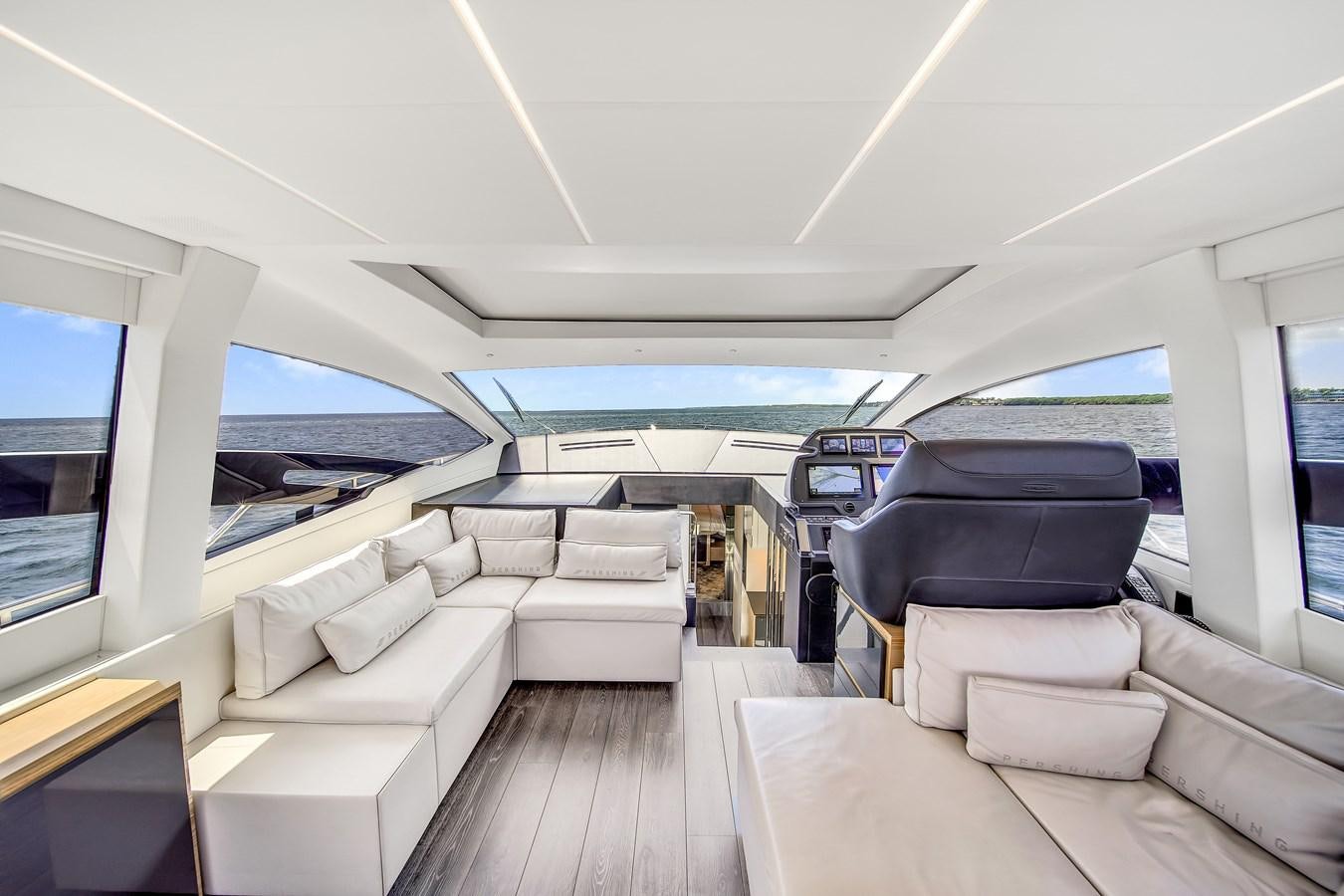 inside of a car aboard SANS SOUCI VIII Yacht for Sale