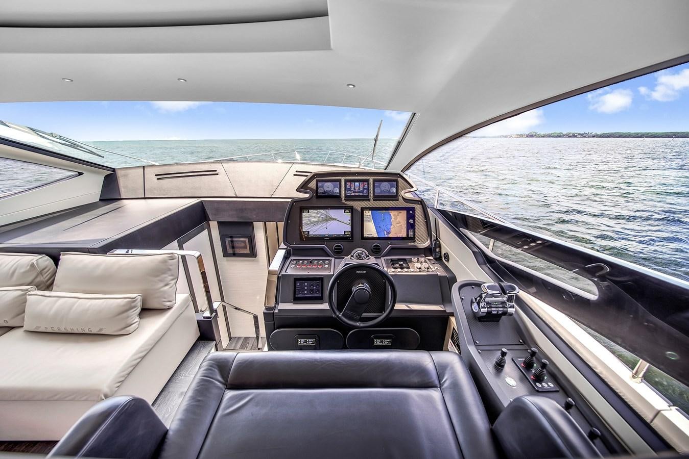 inside of a car aboard SANS SOUCI VIII Yacht for Sale