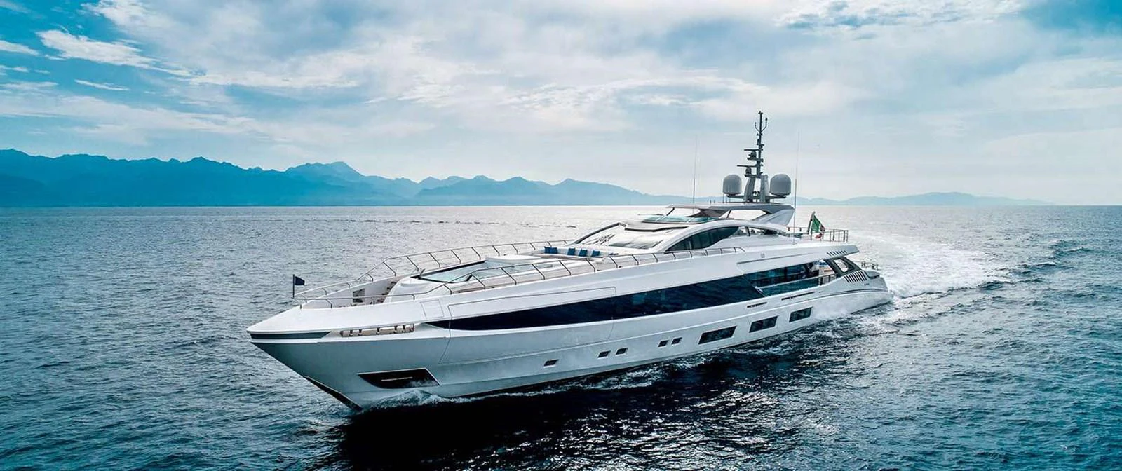 a boat on the water aboard EL LEON Yacht for Sale