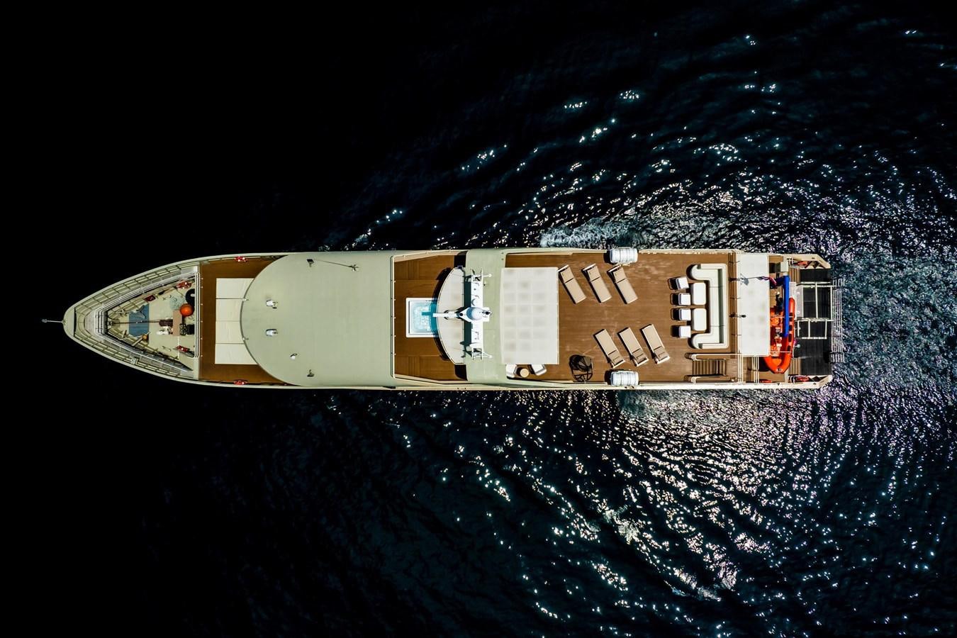 a satellite in space aboard VANORA Yacht for Sale