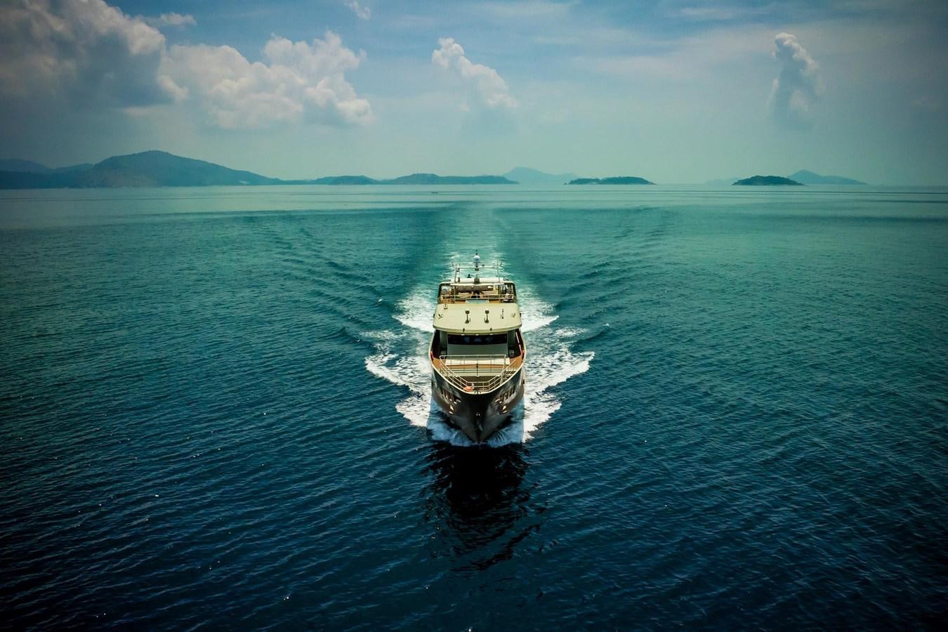 a boat on the water aboard VANORA Yacht for Sale