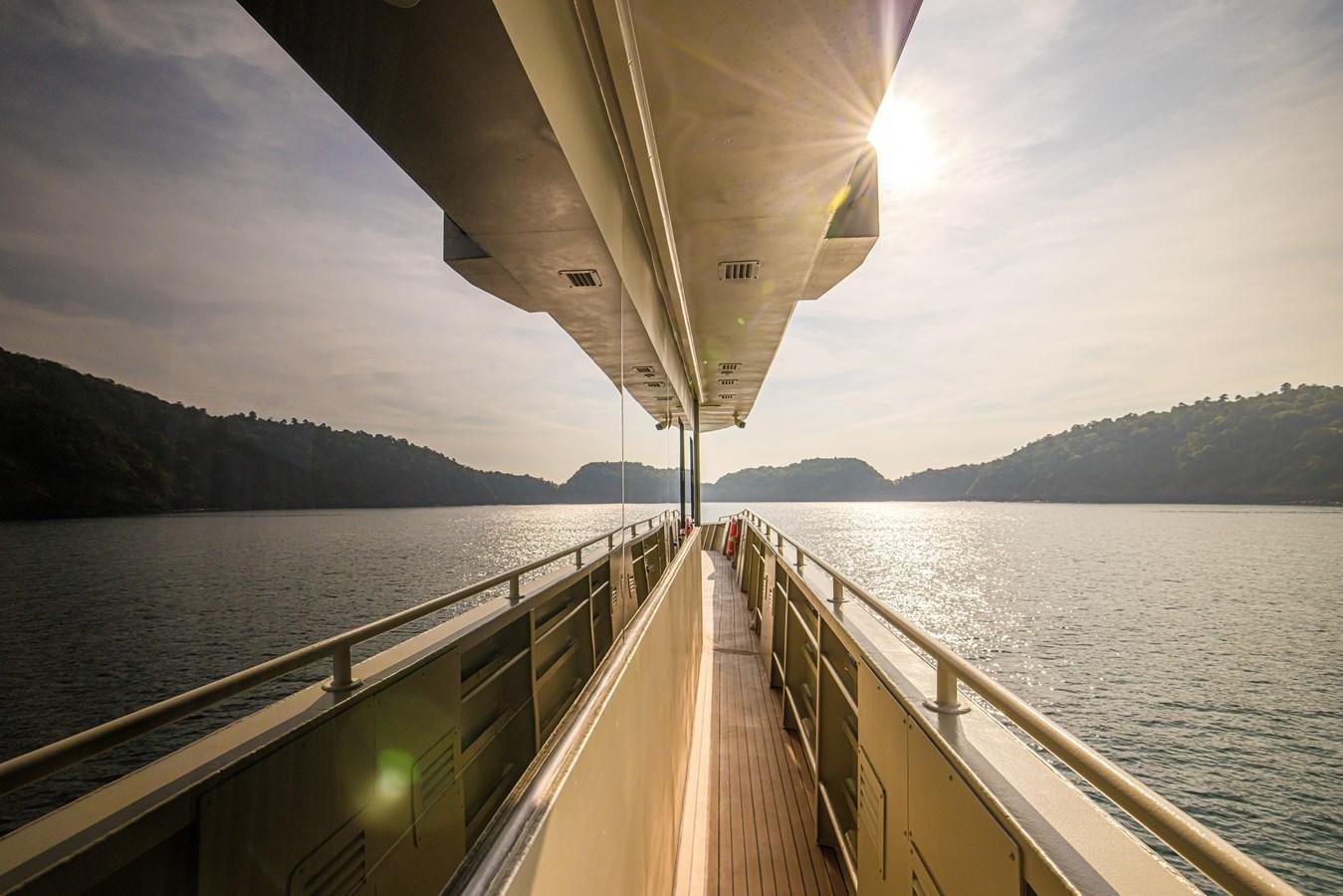 a boat on the water aboard VANORA Yacht for Sale