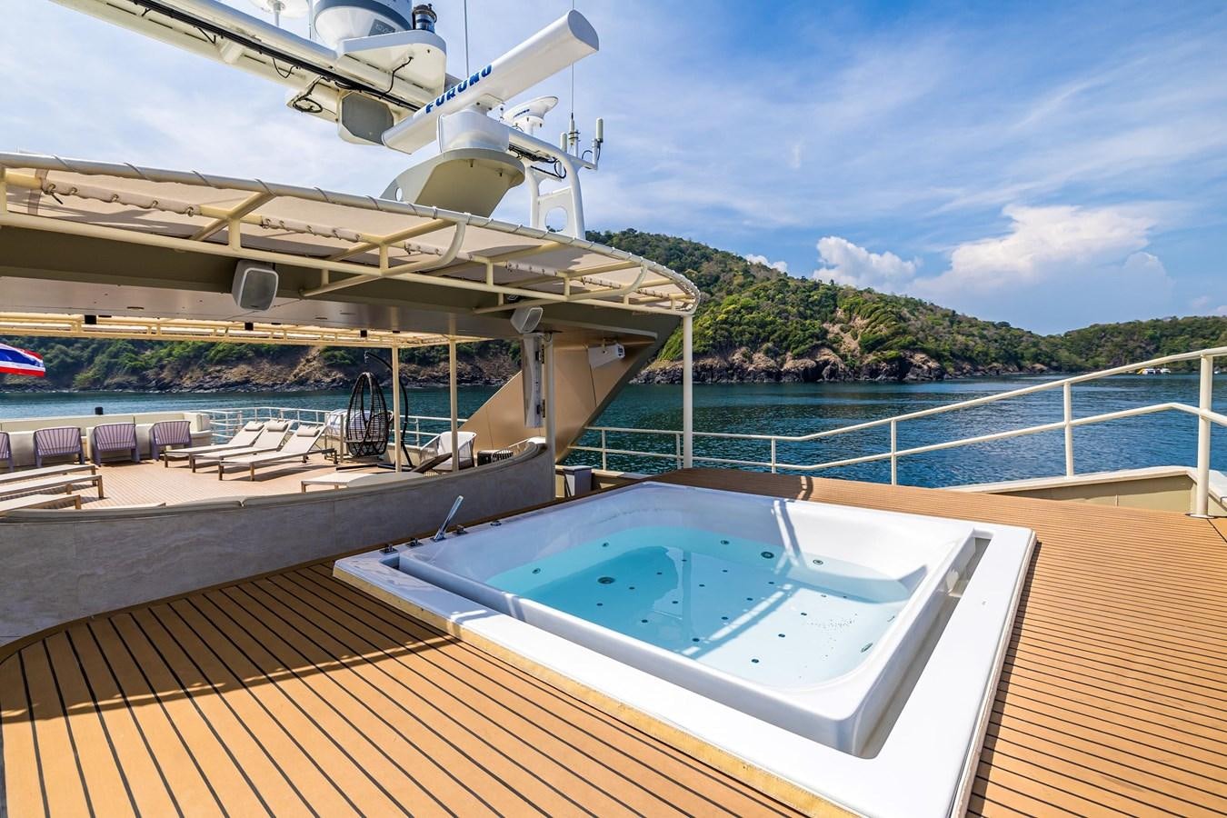 a boat on the water aboard VANORA Yacht for Sale