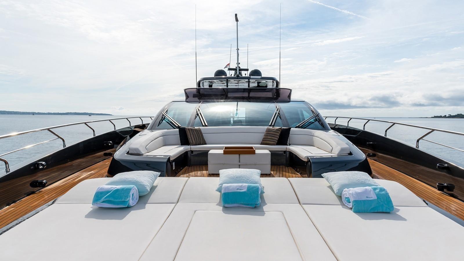 a boat on a boat aboard LADY FIRST Yacht for Sale