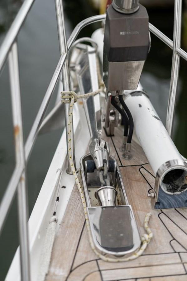 a metal object with wires aboard ECOVER OF SKAGEN Yacht for Sale