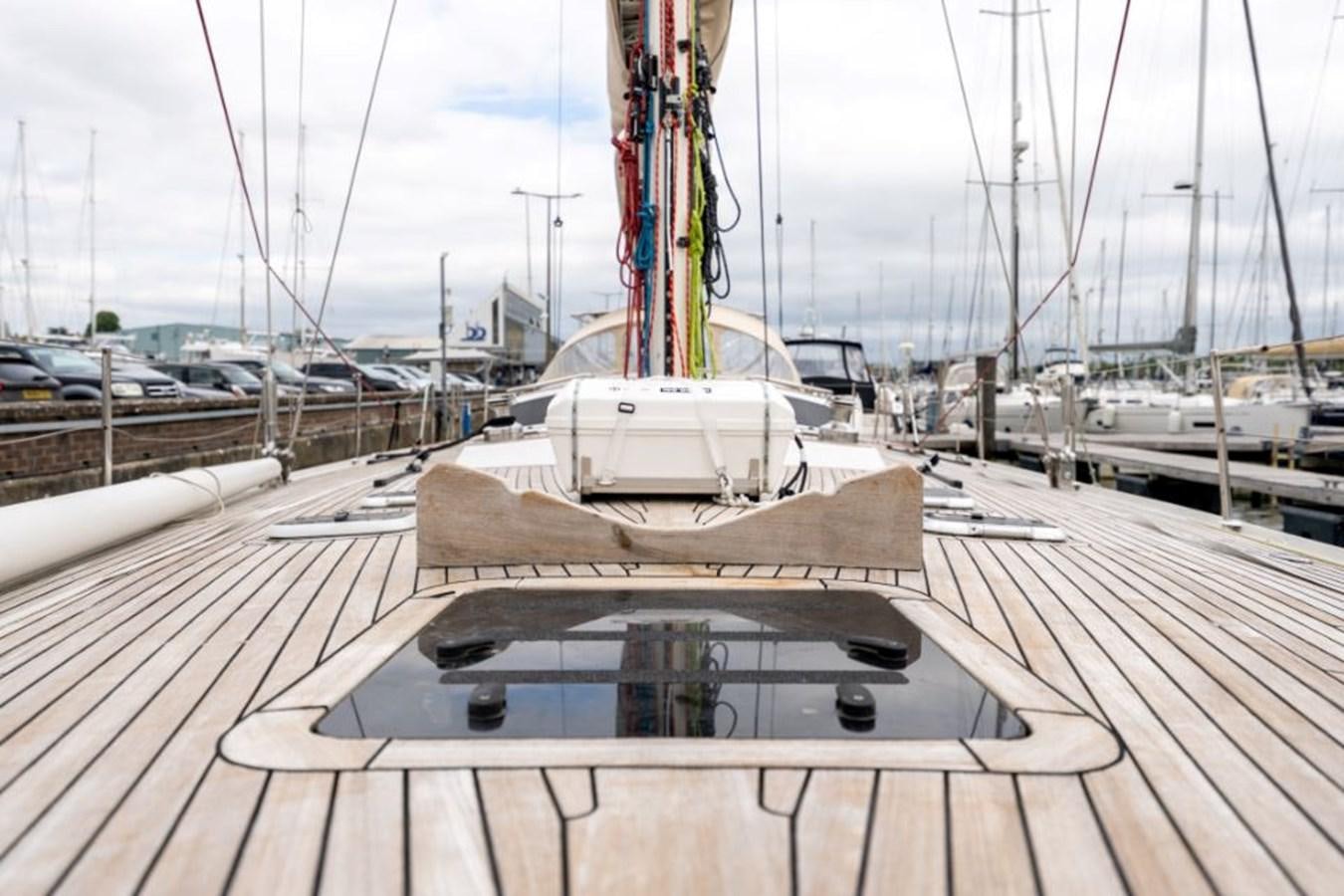 a boat on a dock aboard ECOVER OF SKAGEN Yacht for Sale