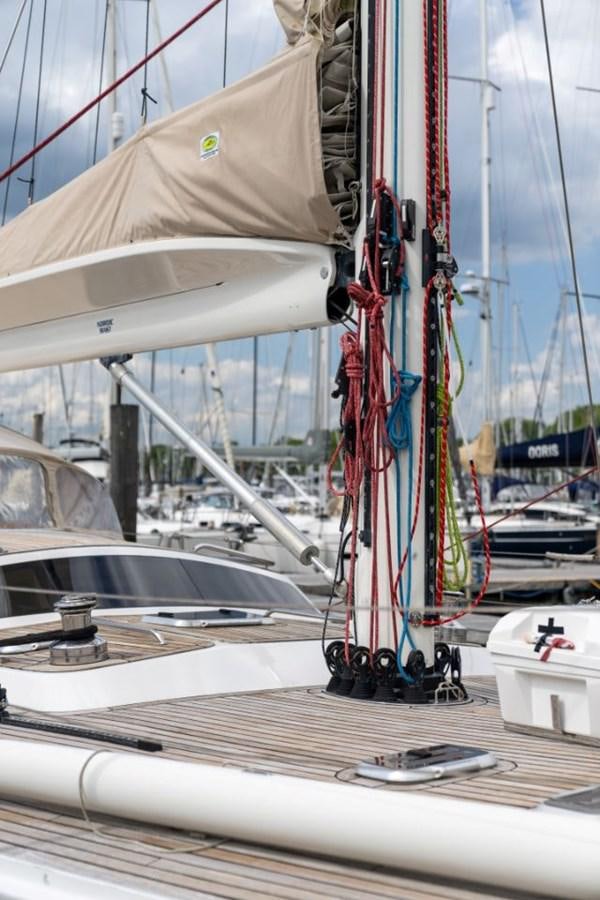 a boat is parked on the water aboard ECOVER OF SKAGEN Yacht for Sale