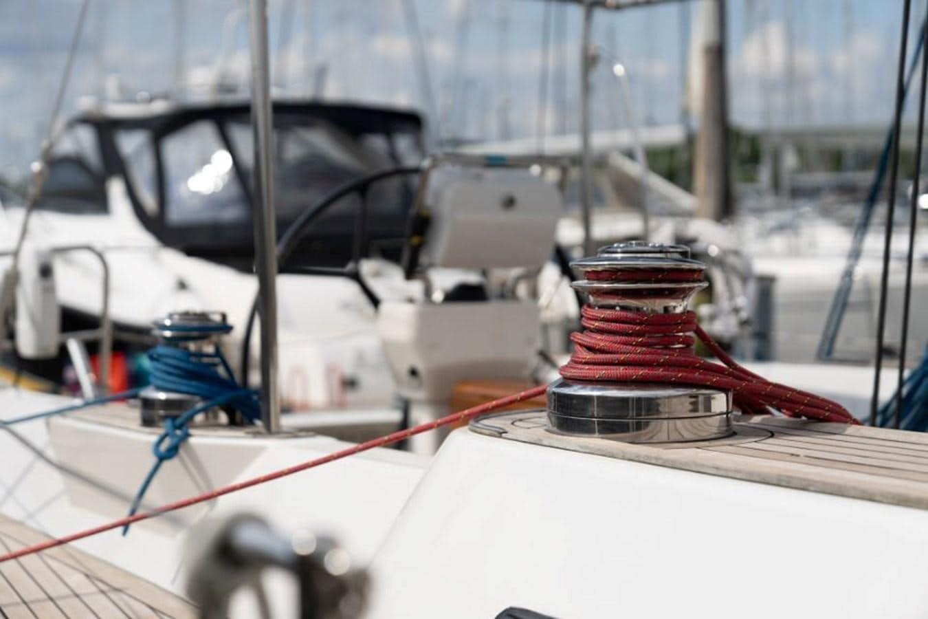 a close-up of a machine aboard ECOVER OF SKAGEN Yacht for Sale