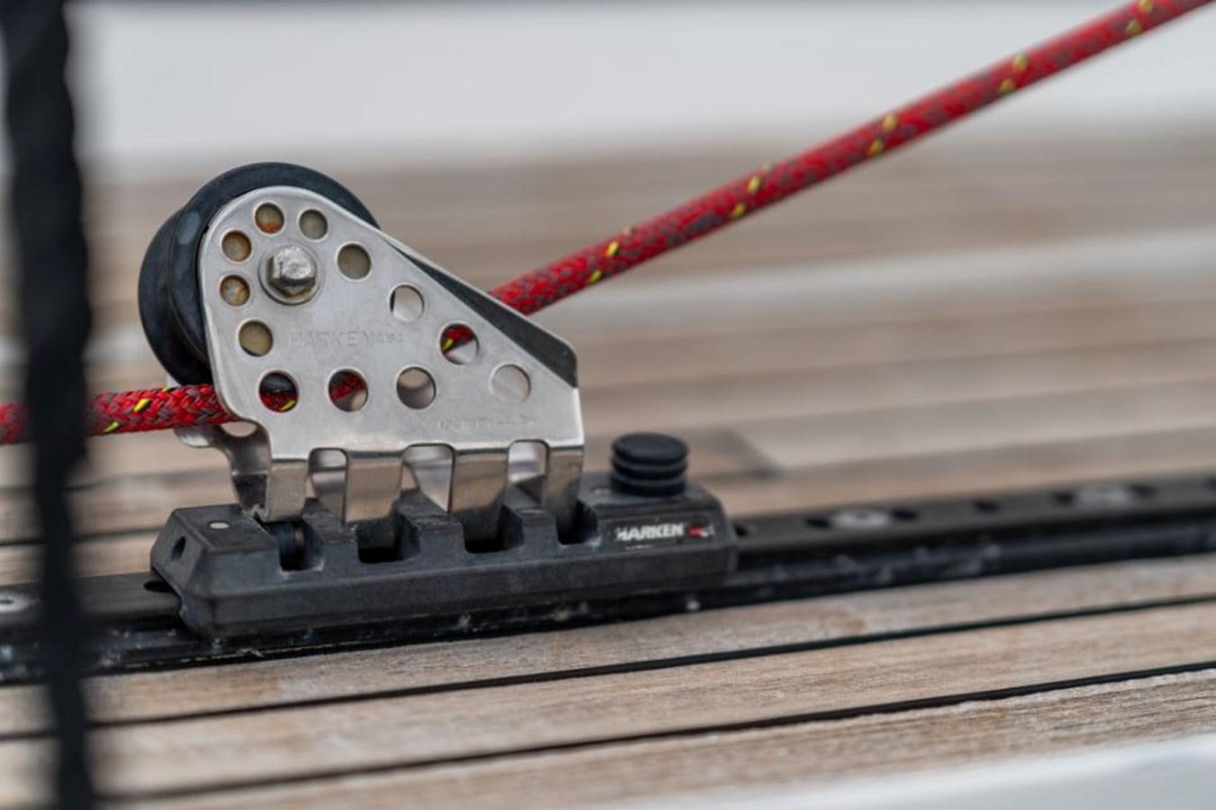 a black and white video game controller aboard ECOVER OF SKAGEN Yacht for Sale