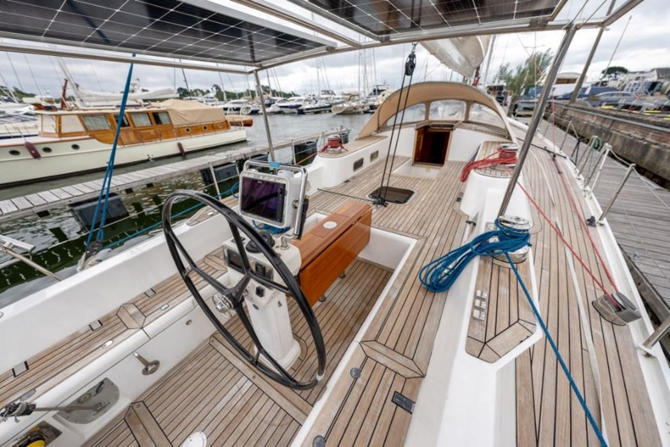 a boat with many boats in it aboard ECOVER OF SKAGEN Yacht for Sale