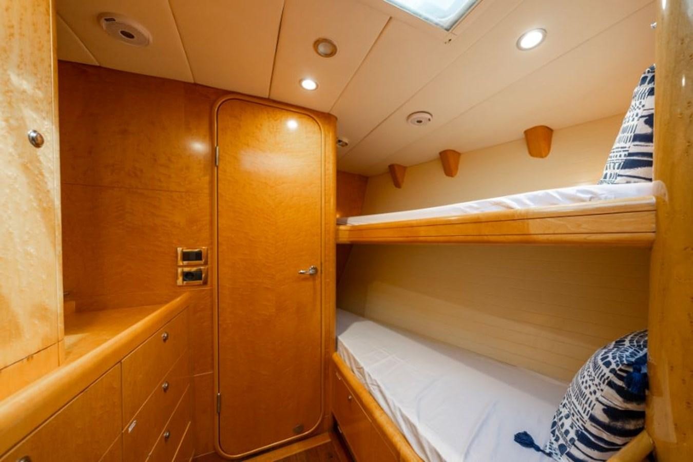 a closet with a door aboard ECOVER OF SKAGEN Yacht for Sale