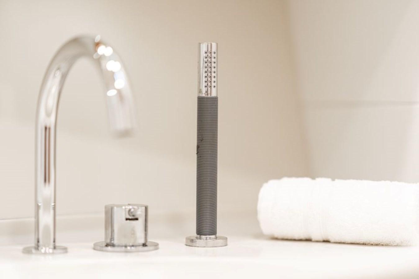 a close-up of a syringe and a tube aboard ECOVER OF SKAGEN Yacht for Sale