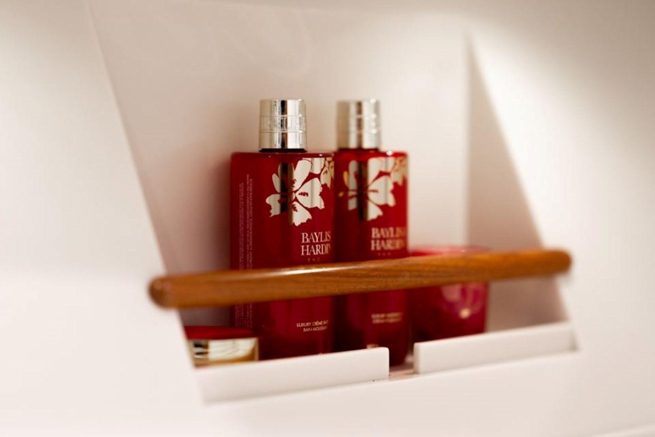 a red tube with a white background aboard ECOVER OF SKAGEN Yacht for Sale