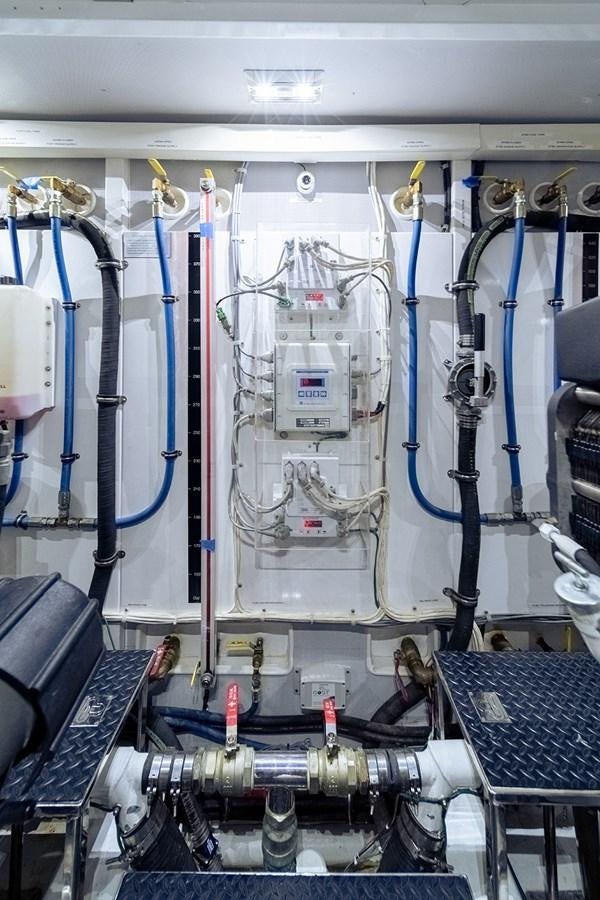a machine with wires aboard ISOBEL III Yacht for Sale