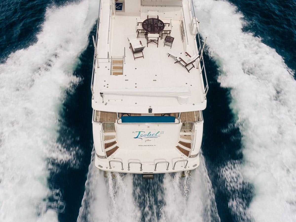 a white rectangular object on a white surface aboard ISOBEL III Yacht for Sale