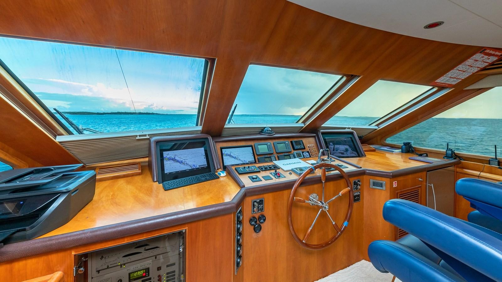 inside of a boat aboard B HAPPY Yacht for Sale