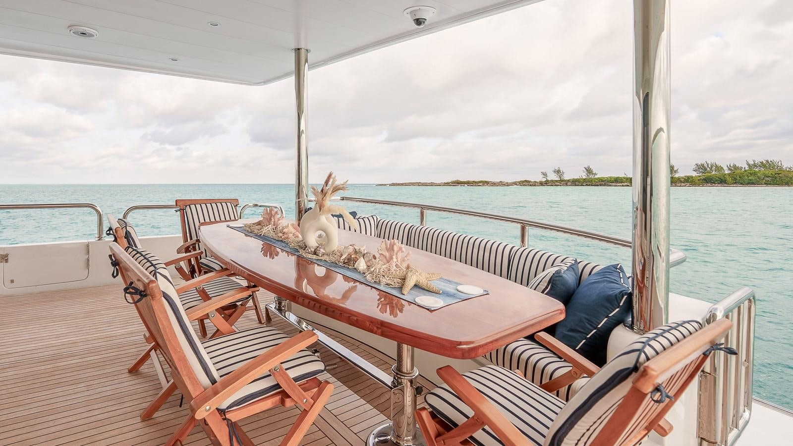 a boat on a dock aboard B HAPPY Yacht for Sale